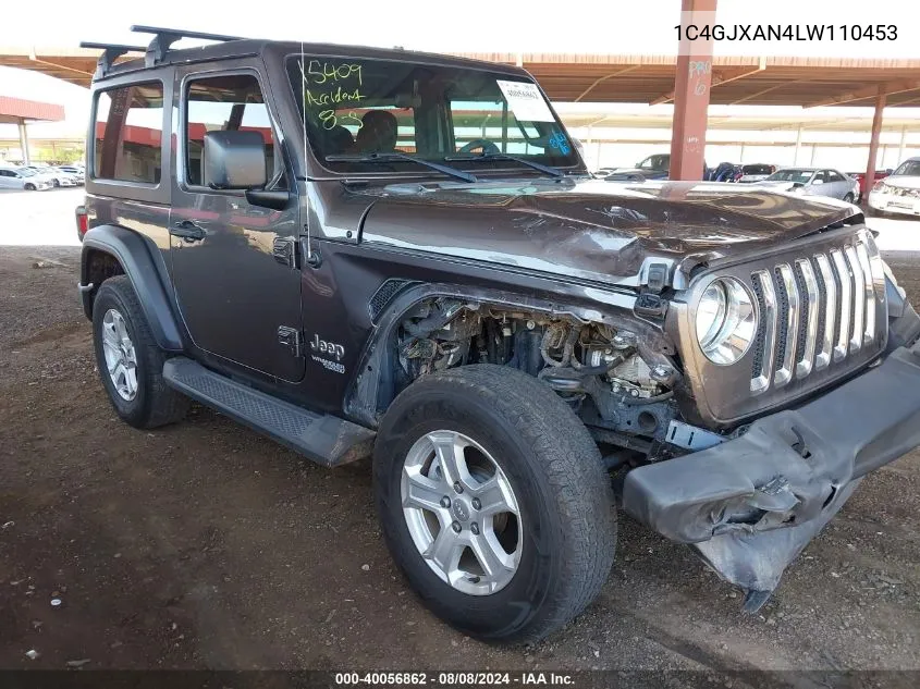 2020 Jeep Wrangler Sport S 4X4 VIN: 1C4GJXAN4LW110453 Lot: 40056862