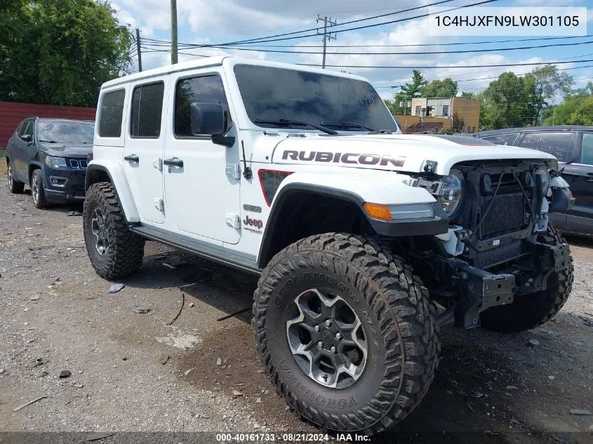 2020 Jeep Wrangler Unlimited Rubicon Recon 4X4 VIN: 1C4HJXFN9LW301105 Lot: 40161733