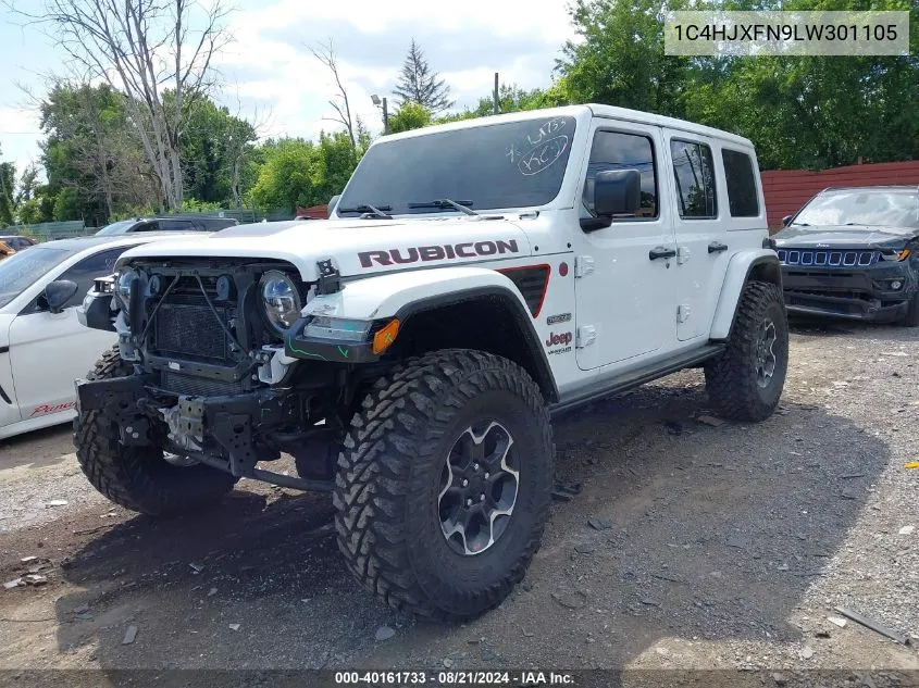 2020 Jeep Wrangler Unlimited Rubicon Recon 4X4 VIN: 1C4HJXFN9LW301105 Lot: 40161733