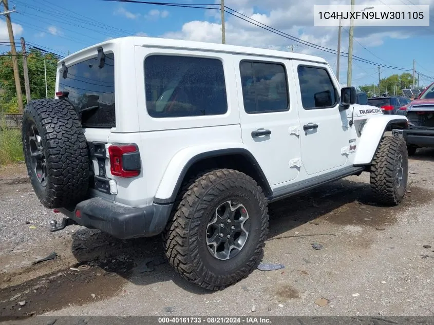 2020 Jeep Wrangler Unlimited Rubicon Recon 4X4 VIN: 1C4HJXFN9LW301105 Lot: 40161733