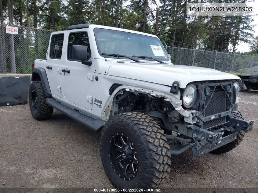 2020 Jeep Wrangler Unlimited Sport S 4X4 VIN: 1C4HJXDN2LW268905 Lot: 40170095