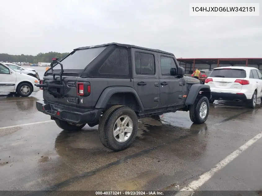 2020 Jeep Wrangler Unlimited Sport S 4X4 VIN: 1C4HJXDG6LW342151 Lot: 40373241