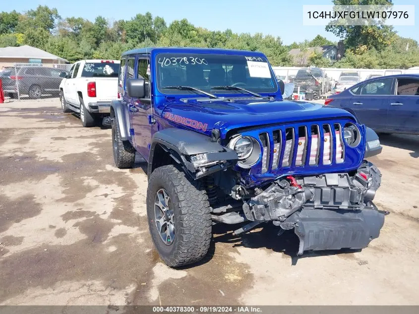 2020 Jeep Wrangler Unlimited Rubicon 4X4 VIN: 1C4HJXFG1LW107976 Lot: 40378300