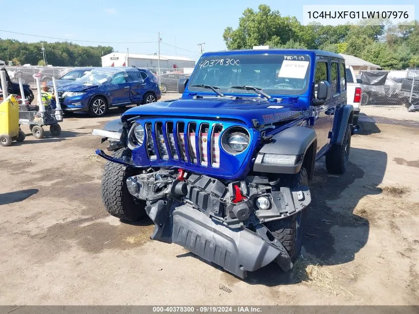 2020 Jeep Wrangler Unlimited Rubicon 4X4 VIN: 1C4HJXFG1LW107976 Lot: 40378300