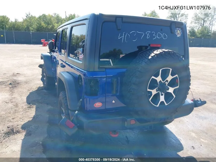 2020 Jeep Wrangler Unlimited Rubicon 4X4 VIN: 1C4HJXFG1LW107976 Lot: 40378300