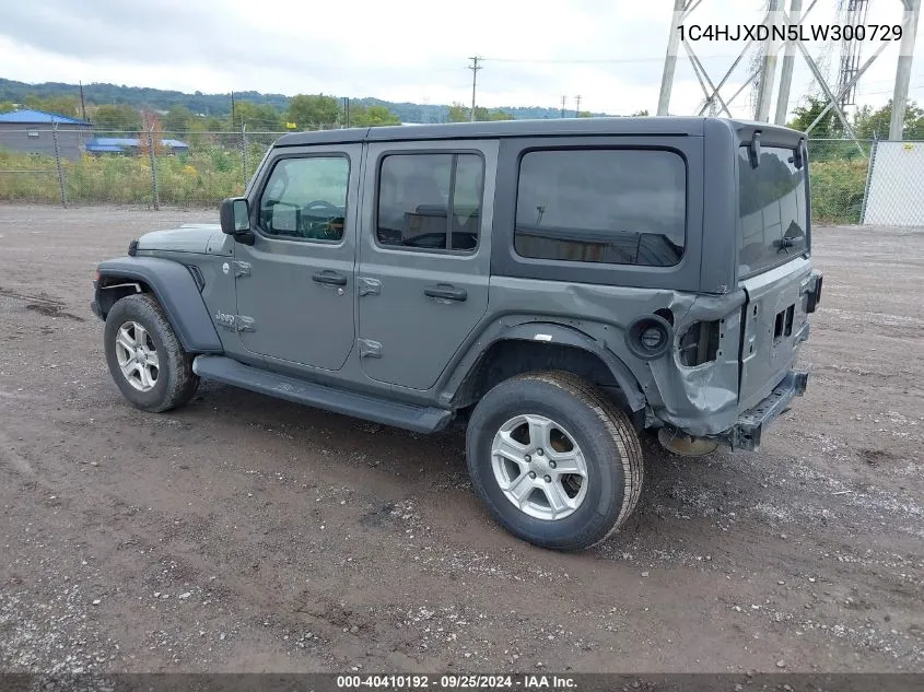 2020 Jeep Wrangler Unlimited Sport S 4X4 VIN: 1C4HJXDN5LW300729 Lot: 40410192