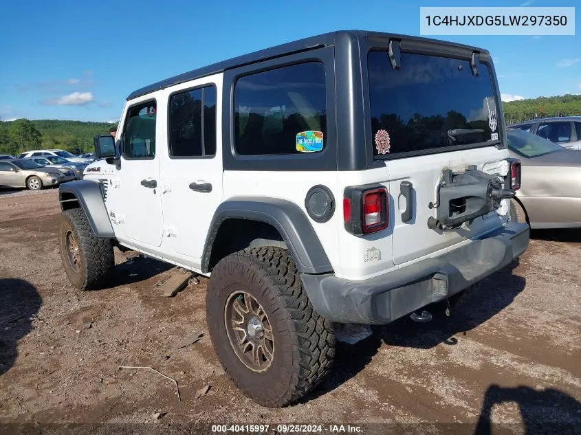 2020 Jeep Wrangler Unlimited Sport S 4X4 VIN: 1C4HJXDG5LW297350 Lot: 40415997