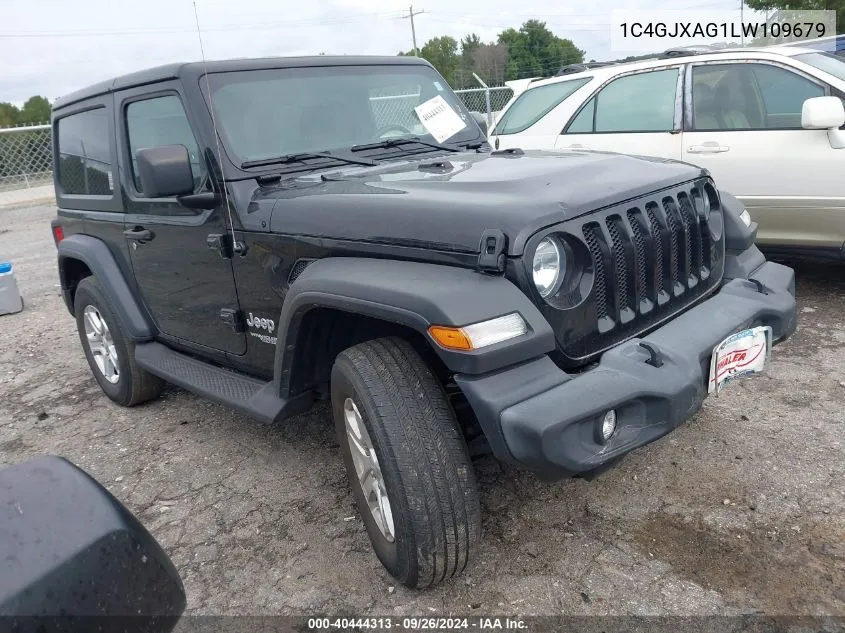 2020 Jeep Wrangler Sport S 4X4 VIN: 1C4GJXAG1LW109679 Lot: 40444313