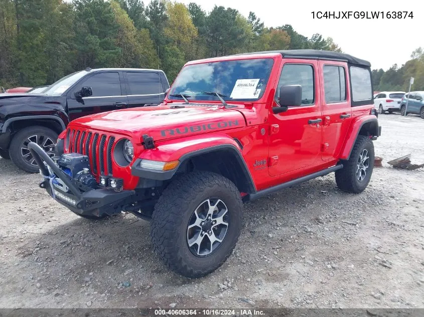 2020 Jeep Wrangler Unlimited Rubicon 4X4 VIN: 1C4HJXFG9LW163874 Lot: 40606364