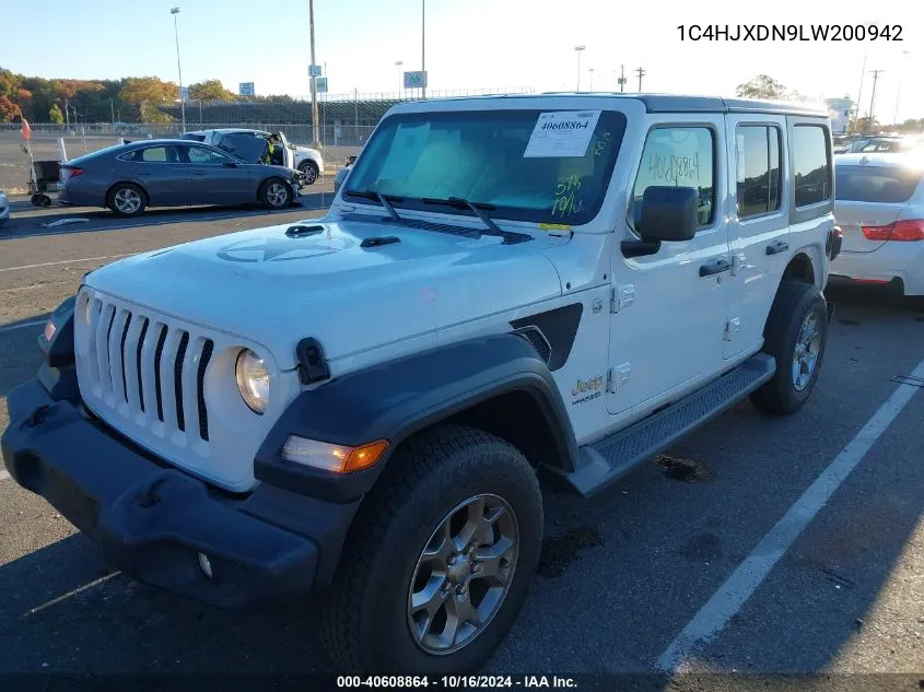 2020 Jeep Wrangler Unlimited Freedom 4X4 VIN: 1C4HJXDN9LW200942 Lot: 40608864