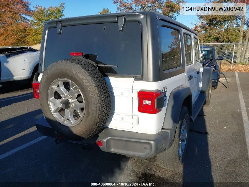 2020 Jeep Wrangler Unlimited Freedom 4X4 VIN: 1C4HJXDN9LW200942 Lot: 40608864