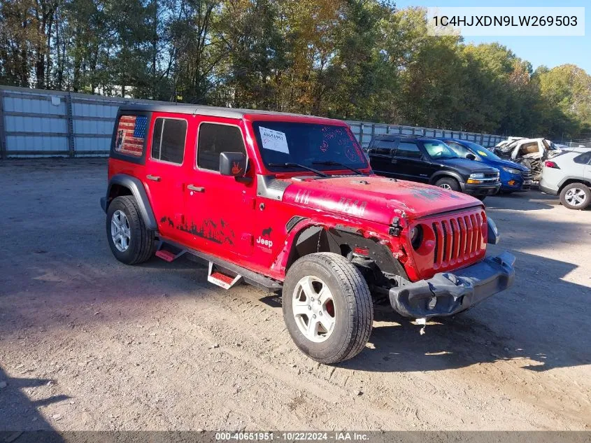 2020 Jeep Wrangler Unlimited Sport S 4X4 VIN: 1C4HJXDN9LW269503 Lot: 40651951