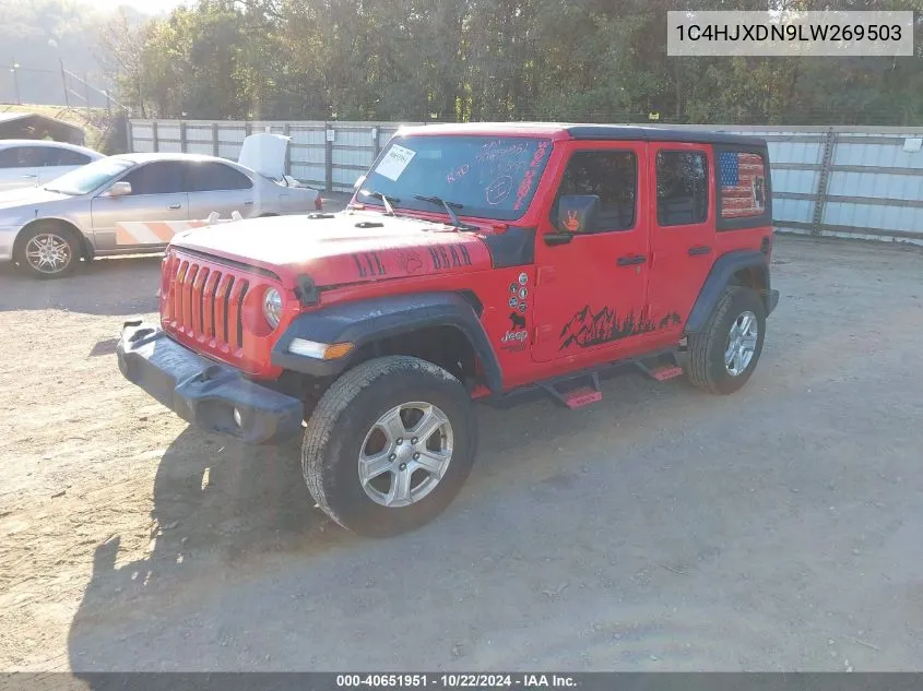 2020 Jeep Wrangler Unlimited Sport S 4X4 VIN: 1C4HJXDN9LW269503 Lot: 40651951