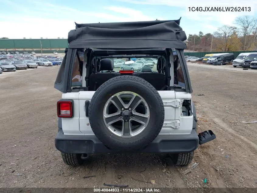 2020 Jeep Wrangler Sport S 4X4 VIN: 1C4GJXAN6LW262413 Lot: 40844933