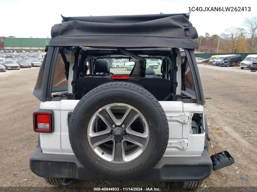 2020 Jeep Wrangler Sport S 4X4 VIN: 1C4GJXAN6LW262413 Lot: 40844933