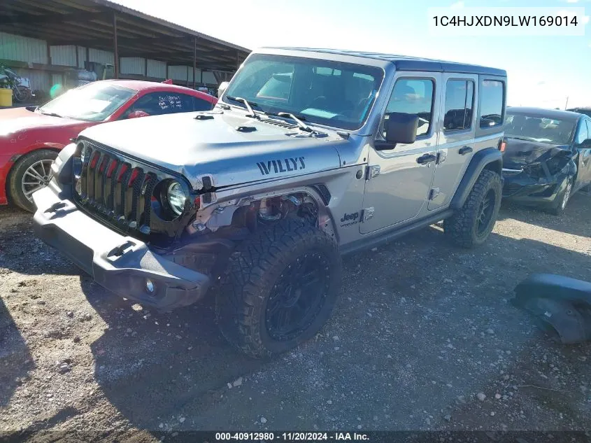 2020 Jeep Wrangler Unlimited Willys 4X4 VIN: 1C4HJXDN9LW169014 Lot: 40912980