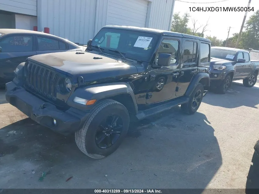 1C4HJXDG1MW650054 2021 Jeep Wrangler Unlimited Sport Altitude 4X4