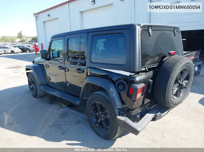 1C4HJXDG1MW650054 2021 Jeep Wrangler Unlimited Sport Altitude 4X4