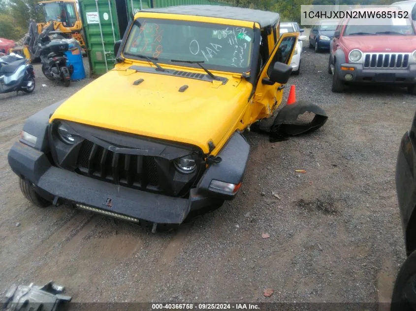 1C4HJXDN2MW685152 2021 Jeep Wrangler Unlimited Islander 4X4