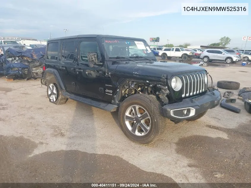 1C4HJXEN9MW525316 2021 Jeep Wrangler Unlimited Sahara