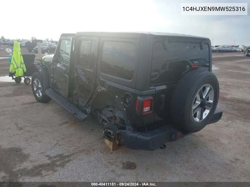 1C4HJXEN9MW525316 2021 Jeep Wrangler Unlimited Sahara