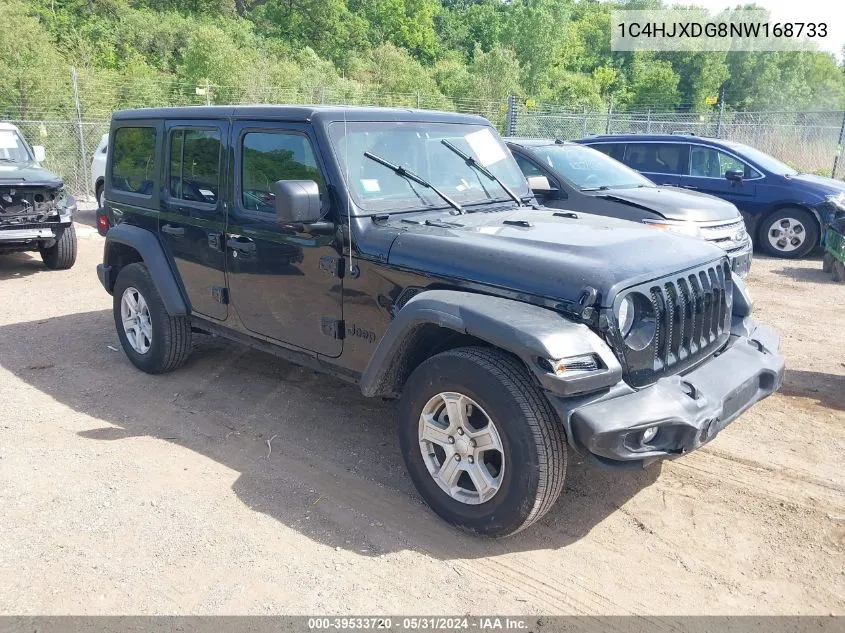 2022 Jeep Wrangler Unlimited Sport S 4X4 VIN: 1C4HJXDG8NW168733 Lot: 39533720