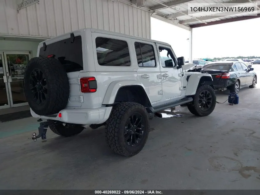 2022 Jeep Wrangler Unlimited High Altitude 4X4 VIN: 1C4HJXEN3NW156969 Lot: 40269822