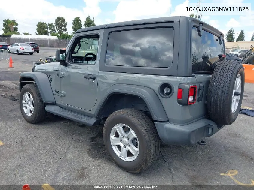 1C4GJXAG3NW111825 2022 Jeep Wrangler Sport S 4X4