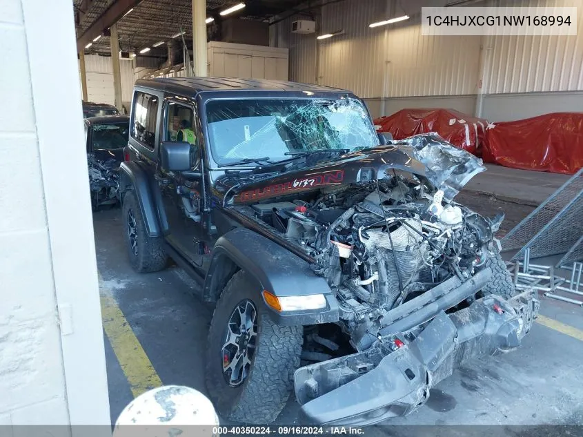 2022 Jeep Wrangler Rubicon VIN: 1C4HJXCG1NW168994 Lot: 40350224