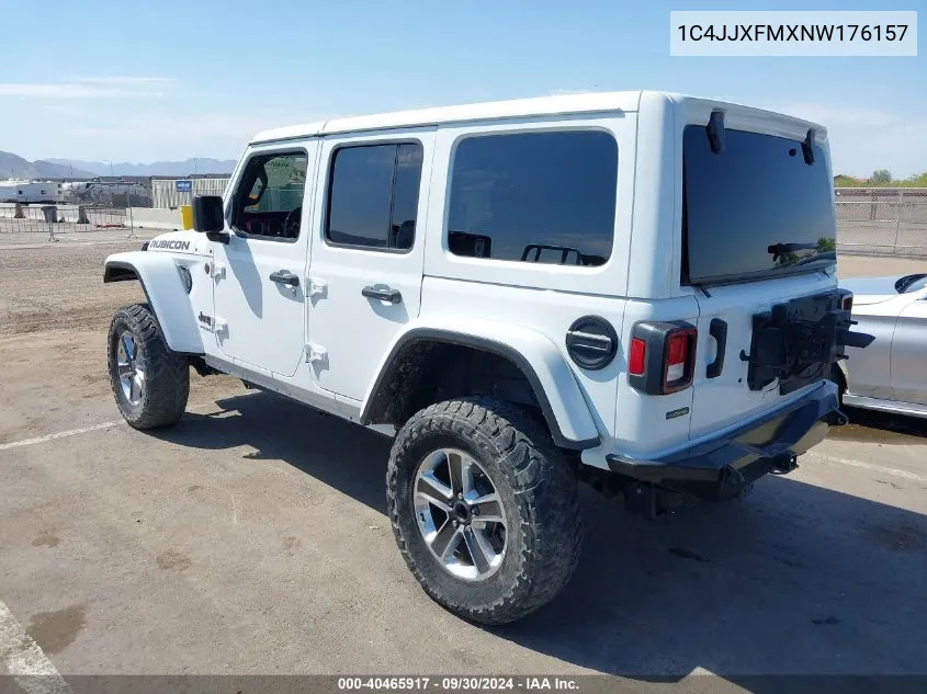 2022 Jeep Wrangler Unlimited Rubicon 4X4 VIN: 1C4JJXFMXNW176157 Lot: 40465917