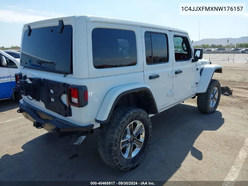 2022 Jeep Wrangler Unlimited Rubicon 4X4 VIN: 1C4JJXFMXNW176157 Lot: 40465917