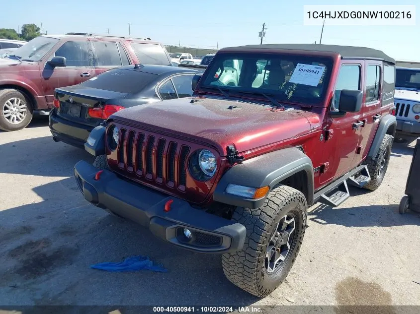 1C4HJXDG0NW100216 2022 Jeep Wrangler Unlimited Sport 4X4