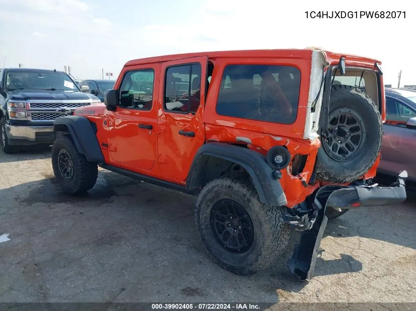 2023 Jeep Wrangler 4-Door High Tide 4X4 VIN: 1C4HJXDG1PW682071 Lot: 39902405