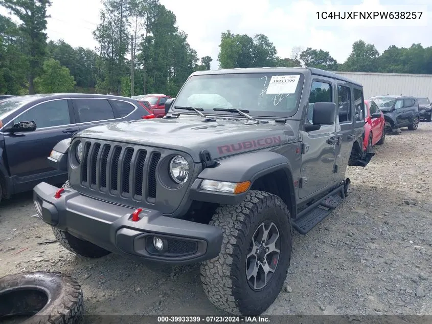 2023 Jeep Wrangler Rubicon VIN: 1C4HJXFNXPW638257 Lot: 39933399