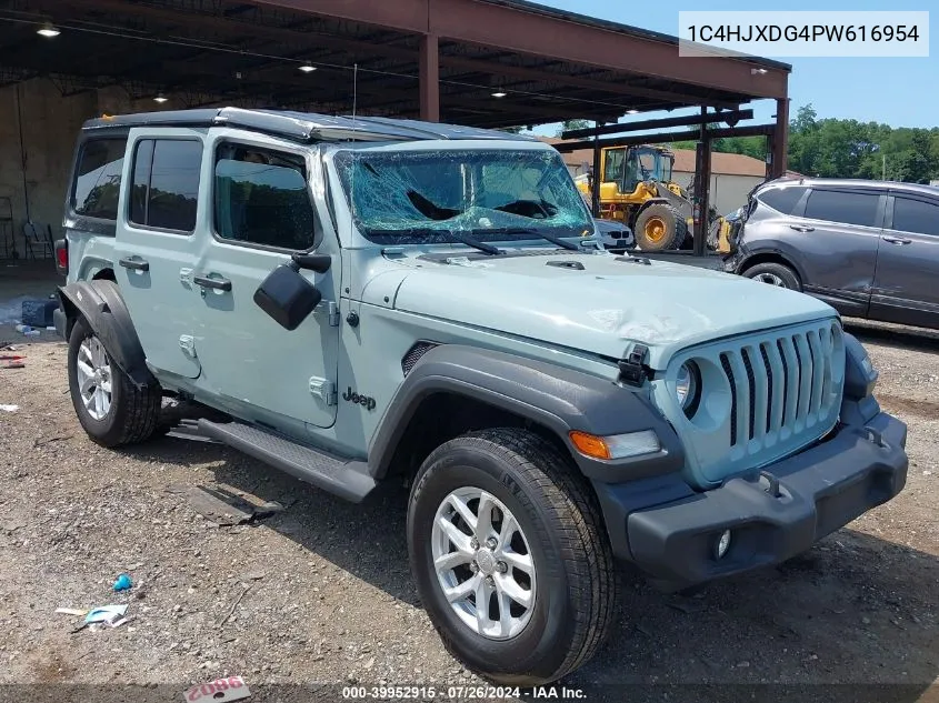 2023 Jeep Wrangler 4-Door Sport S 4X4 VIN: 1C4HJXDG4PW616954 Lot: 39952915