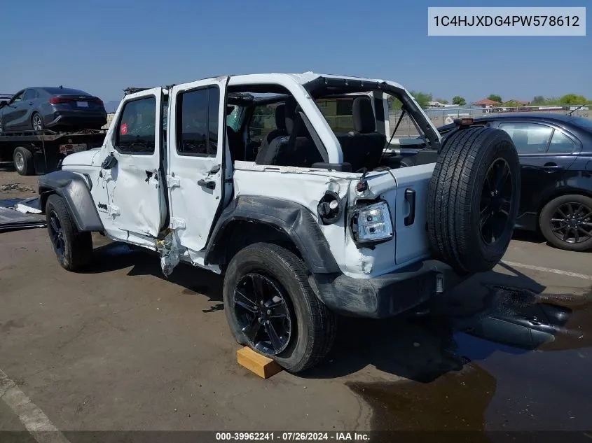 1C4HJXDG4PW578612 2023 Jeep Wrangler Sport