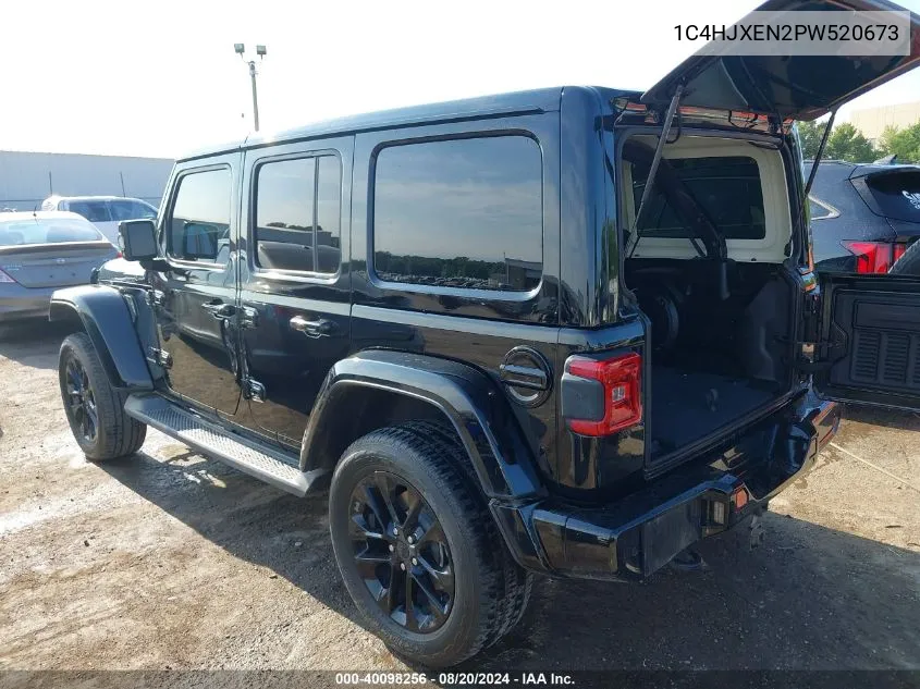 2023 Jeep Wrangler 4-Door High Altitude 4X4 VIN: 1C4HJXEN2PW520673 Lot: 40098256