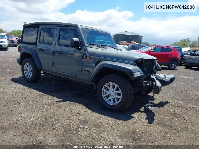 1C4HJXDN6PW642888 2023 Jeep Wrangler 4-Door Sport S 4X4