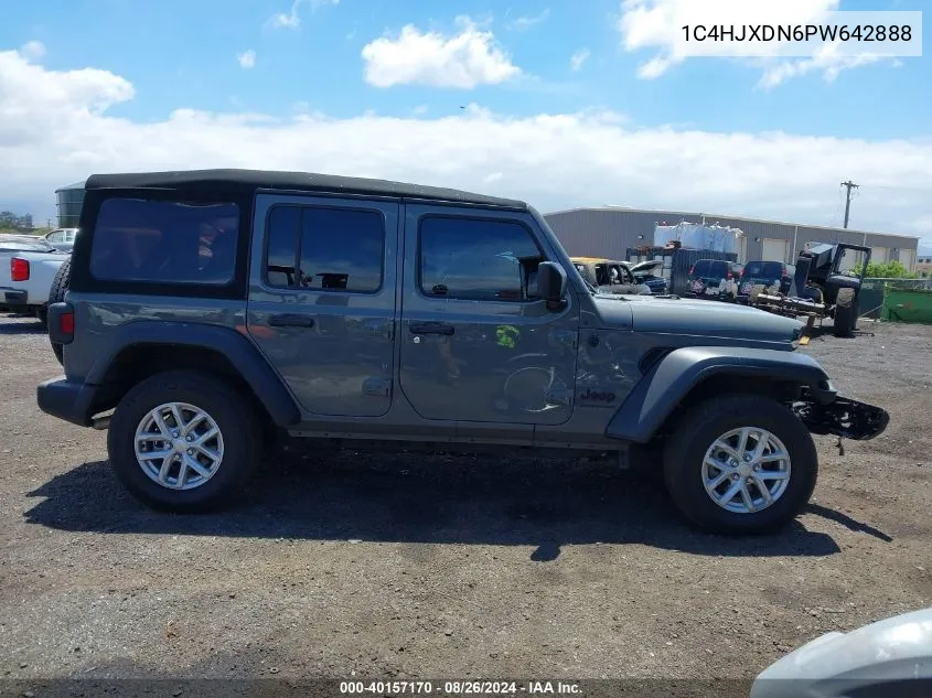 1C4HJXDN6PW642888 2023 Jeep Wrangler 4-Door Sport S 4X4