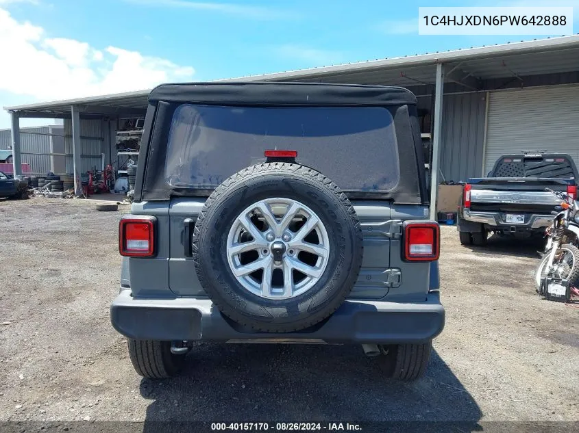 2023 Jeep Wrangler 4-Door Sport S 4X4 VIN: 1C4HJXDN6PW642888 Lot: 40157170