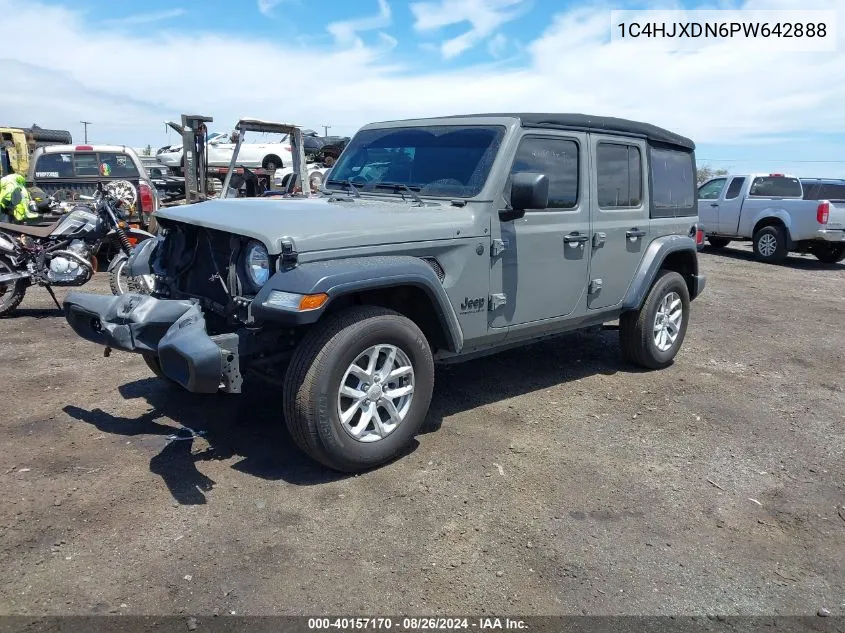 1C4HJXDN6PW642888 2023 Jeep Wrangler 4-Door Sport S 4X4