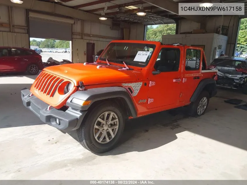 2023 Jeep Wrangler 4-Door Sport S 4X4 VIN: 1C4HJXDN9PW617158 Lot: 40174138