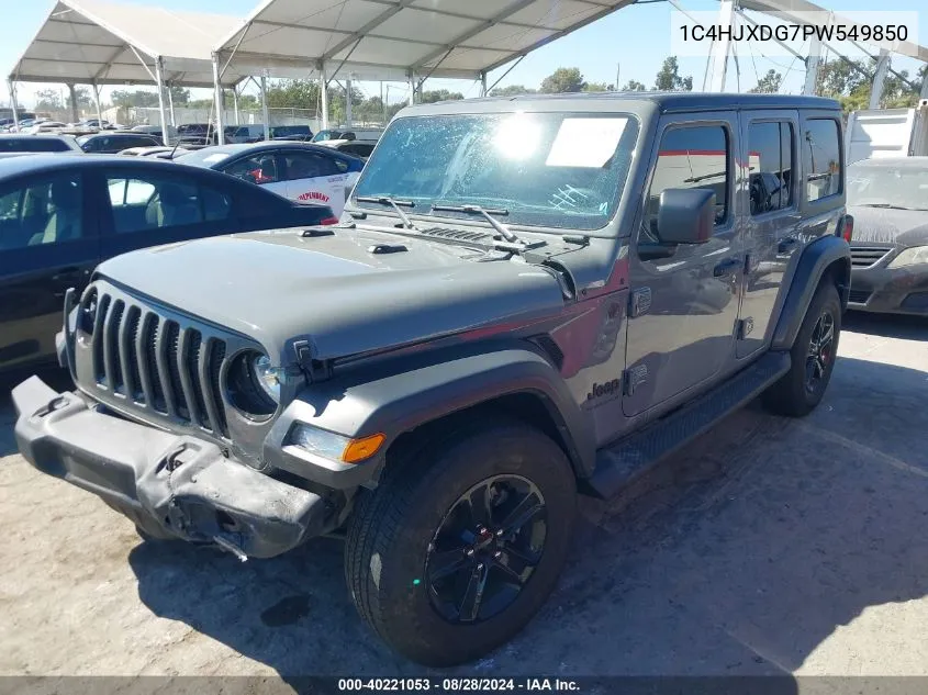 1C4HJXDG7PW549850 2023 Jeep Wrangler 4-Door Sport Altitude 4X4