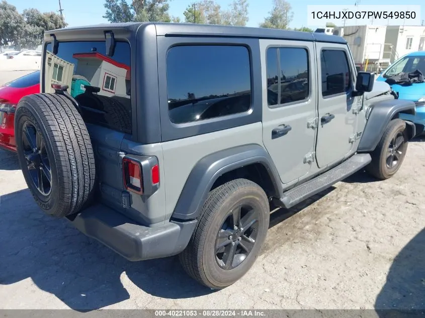 2023 Jeep Wrangler 4-Door Sport Altitude 4X4 VIN: 1C4HJXDG7PW549850 Lot: 40221053