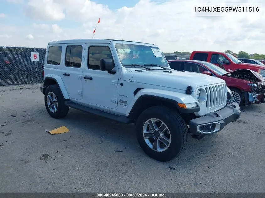 2023 Jeep Wrangler 4-Door Sahara 4X4 VIN: 1C4HJXEG5PW511516 Lot: 40245860