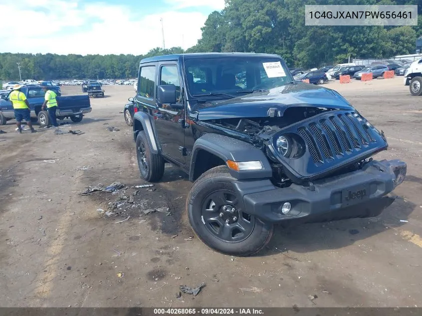 2023 Jeep Wrangler 2-Door Sport 4X4 VIN: 1C4GJXAN7PW656461 Lot: 40268065