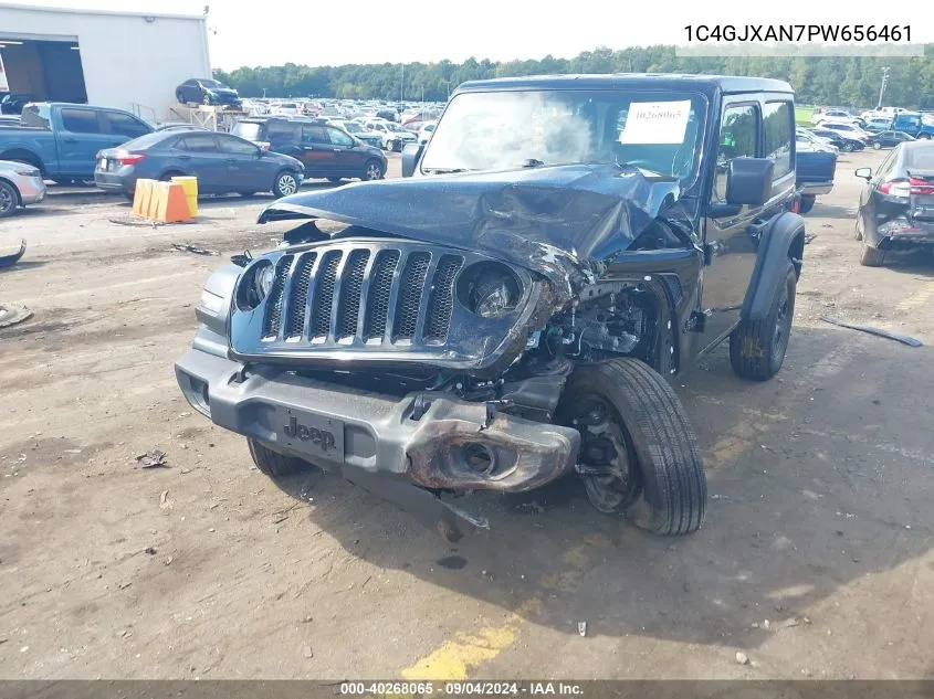 2023 Jeep Wrangler 2-Door Sport 4X4 VIN: 1C4GJXAN7PW656461 Lot: 40268065