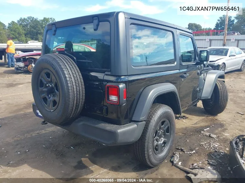 2023 Jeep Wrangler 2-Door Sport 4X4 VIN: 1C4GJXAN7PW656461 Lot: 40268065