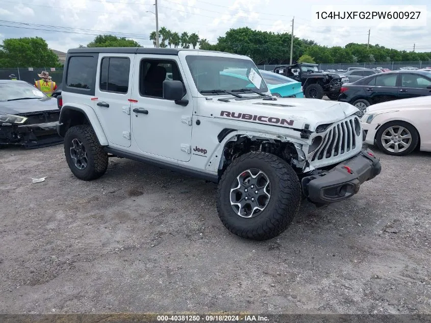 2023 Jeep Wrangler 4-Door Rubicon 4X4 VIN: 1C4HJXFG2PW600927 Lot: 40381250