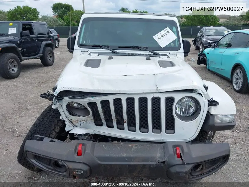 2023 Jeep Wrangler 4-Door Rubicon 4X4 VIN: 1C4HJXFG2PW600927 Lot: 40381250